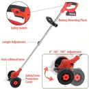Cordless Electric Lawn Mower 2500W with 2 Batteries & 3 Blades by 2Dropme