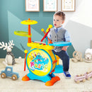 2-in-1 Kids Electronic Drum and Keyboard Set with Stool by LJGDeals