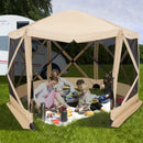 11.5 X 11.5 FT Pop-up Screen House Tent with Portable Carrying Bag by LJGDeals