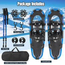 21/25/30 Inch Lightweight Terrain Snowshoes with Flexible Pivot System by LJGDeals