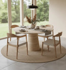 Yuka Travertine Dining Table by Marmony Concept