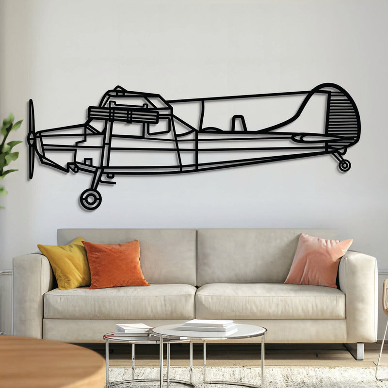 Bird Dog L-19 O1E Metal Aircraft Wall Art - NCP0524