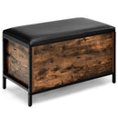 Entryway Flip Top Ottoman Stool with Padded Seat by LJGDeals