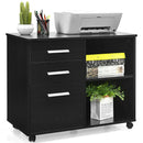 3-Drawer Mobile Lateral File Cabinet Printer Stand by LJGDeals