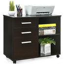 3-Drawer Mobile Lateral File Cabinet Printer Stand by LJGDeals