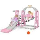 3 in 1 Toddler Climber and Swing Set Slide Playset by LJGDeals