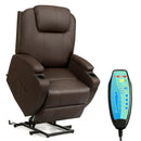 Power Lift Recliner Chair with Massage and Heat for Elderly with Remote Control by LJGDeals