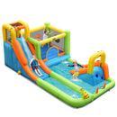 8 in 1 Inflatable Water Slide Park Bounce House Without Blower by LJGDeals