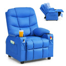 Kids Recliner Chair with Cup Holder and Footrest for Children by LJGDeals
