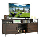 58 Inch Wood TV Stand Entertainment Media Center Console with Storage Cabinet by LJGDeals