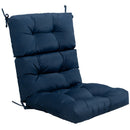 22 x 44 Inch Tufted Outdoor Patio Chair Seating Pad