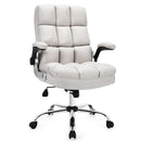 Adjustable Swivel Office Chair with High Back and Flip-up Arm for Home and Office by LJGDeals