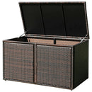88 Gallon Garden Patio Rattan Storage Container Box by LJGDeals