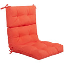 22 x 44 Inch Tufted Outdoor Patio Chair Seating Pad by LJGDeals