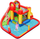 Inflatable Water Slide Jumper Bounce House with Ocean Ball without Blower by LJGDeals