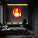 Homer Simpson Neon Sign, Simpson Neon Decor, Uv Print Neon Sign, Home Decor, Office Decor, Gamer Gifts, Housawarming Gifts, Neon Wall Art