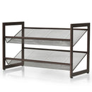 2/3/4 Tiers Flat and Slant Metal Shoe Rack for Entryway Hallway-2-Tier by LJGDeals
