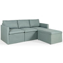 Convertible L-Shaped Sectional Sofa Couch with Reversible Chaise by LJGDeals