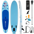 10 Feet Inflatable Stand Up Paddle Board with Adjustable Paddle Pump by LJGDeals