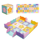 75 Pieces Baby Foam Interlocking Play Mat with Fence with Detachable Numbers by LJGDeals