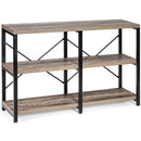 3 Tier 47 Inch Console Metal Frame Sofa Table by DirectDeals