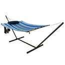 Hammock Chair Stand Set Cotton Swing with Pillow Cup Holder Indoor Outdoor by LJGDeals