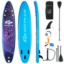 11 Feet Inflatable Stand Up Paddle Board Surfboard with Bag Aluminum Paddle Pump by LJGDeals