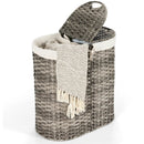 Handwoven Laundry Hamper Basket with 2 Removable Liner Bags by LJGDeals