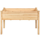 Wooden Raised Vegetable Garden Bed Elevated Grow Vegetable Planter by LJGDeals