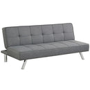 3-Seat Convertible Sofa Bed with High-Density Sponge for Living Room by LJGDeals