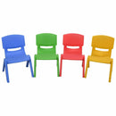 4-pack Colorful Stackable Plastic Children Chairs by LJGDeals