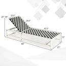 Patio Adjustable Reclining Chair Lounge Chair Chaise for Garden Deck Wheel by LJGDeals