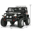 12V Kids Electric Ride On Truck with Remote Control and Operation Lever