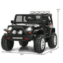 12V Kids Electric Ride On Truck with Remote Control and Operation Lever by LJGDeals