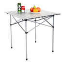 Roll Up Portable folding Camping Aluminum Picnic Table by LJGDeals
