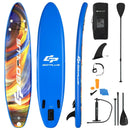 Inflatable Stand Up Paddle Board with Backpack and Aluminum Paddle Pump by LJGDeals