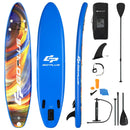 Inflatable Stand Up Paddle Board with Backpack and Aluminum Paddle Pump by LJGDeals