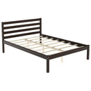 Full Size Bed frame Foundation with Solid Wooden Slat Suppor by LJGDeals