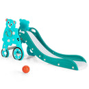 4-in-1 Foldable Baby Slide Toddler Climber Slide PlaySet with Ball by LJGDeals