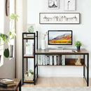 59-Inch Computer Desk Home Office Workstation 4-Tier Storage Shelves by LJGDeals