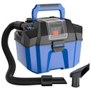18V Wet Dry Vacuum 2.7 Gal 4 Peak HP Cordless Shop Vac 2.0 AH Battery-Blue by LJGDeals