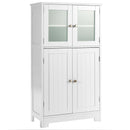 Bathroom Floor Storage Locker Kitchen Cabinet with Doors and Adjustable Shelf by DirectDeals