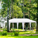 10 x 20 Feet 6 Sidewalls Canopy Tent with Carry Bag-White by LJGDeals