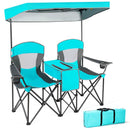 Portable Folding Camping Canopy Chairs with Cup Holder by LJGDeals