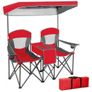 Portable Folding Camping Canopy Chairs with Cup Holder by LJGDeals