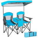 Portable Folding Camping Canopy Chairs with Cup Holder by LJGDeals