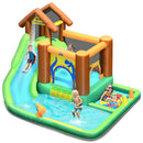 Inflatable Waterslide Bounce House Climbing Wall without Blower by LJGDeals