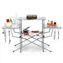 Foldable Outdoor BBQ Table Grilling Stand by LJGDeals