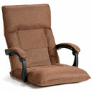 14-Position Adjusting Lazy Sofa Chair with Waist Pillow and Armrests by LJGDeals
