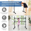 4 Feet Double Ballet Barre Bar with Adjustable Height by LJGDeals